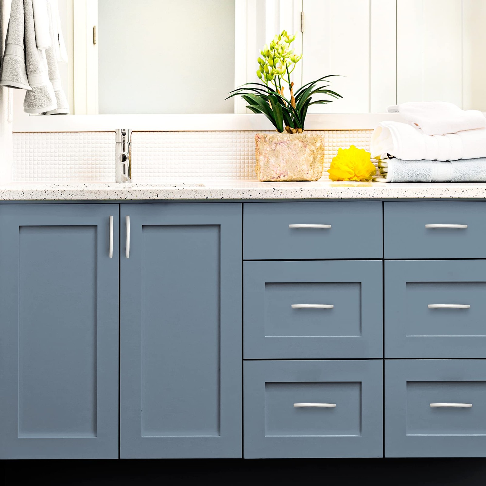 Ravinte 25 Pack Cabinet Handles Brushed Nickel Cabinet Pulls Kitchen Cabinet