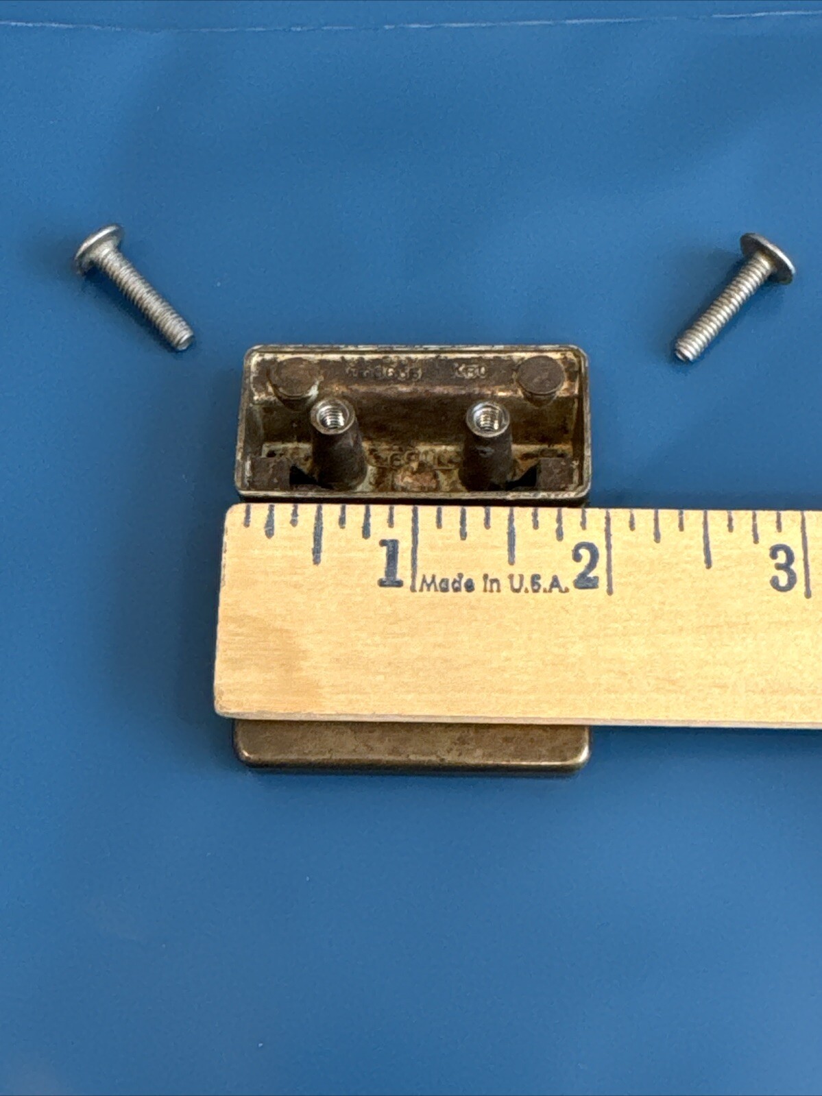 Drexel Woodbriar Drawer Pull Square Brass Vintage Bail Dresser Hardware