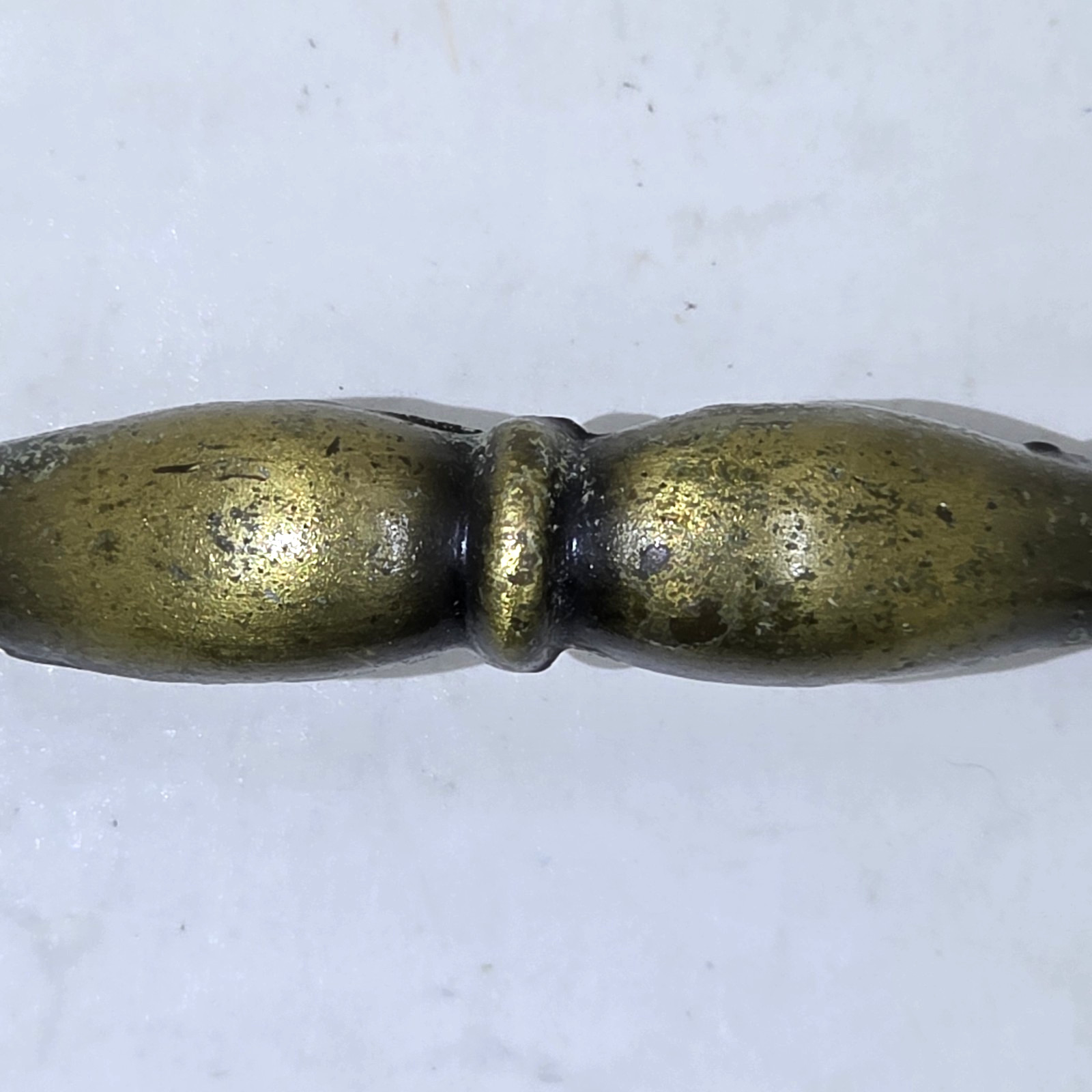Spanish Provincial Brass Cabinet Drawer Pulls MCM Bail Pull Brass Lot Of 6 VTG
