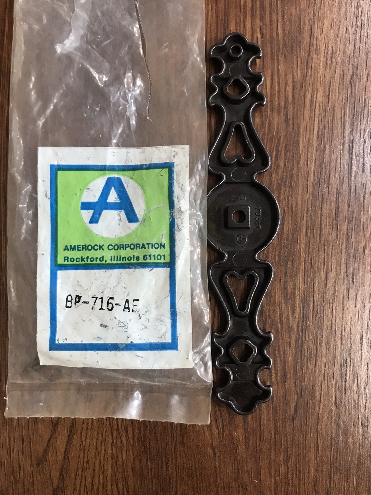 vintage amerock furniture trim antique English key knob with backplate bp716-ae