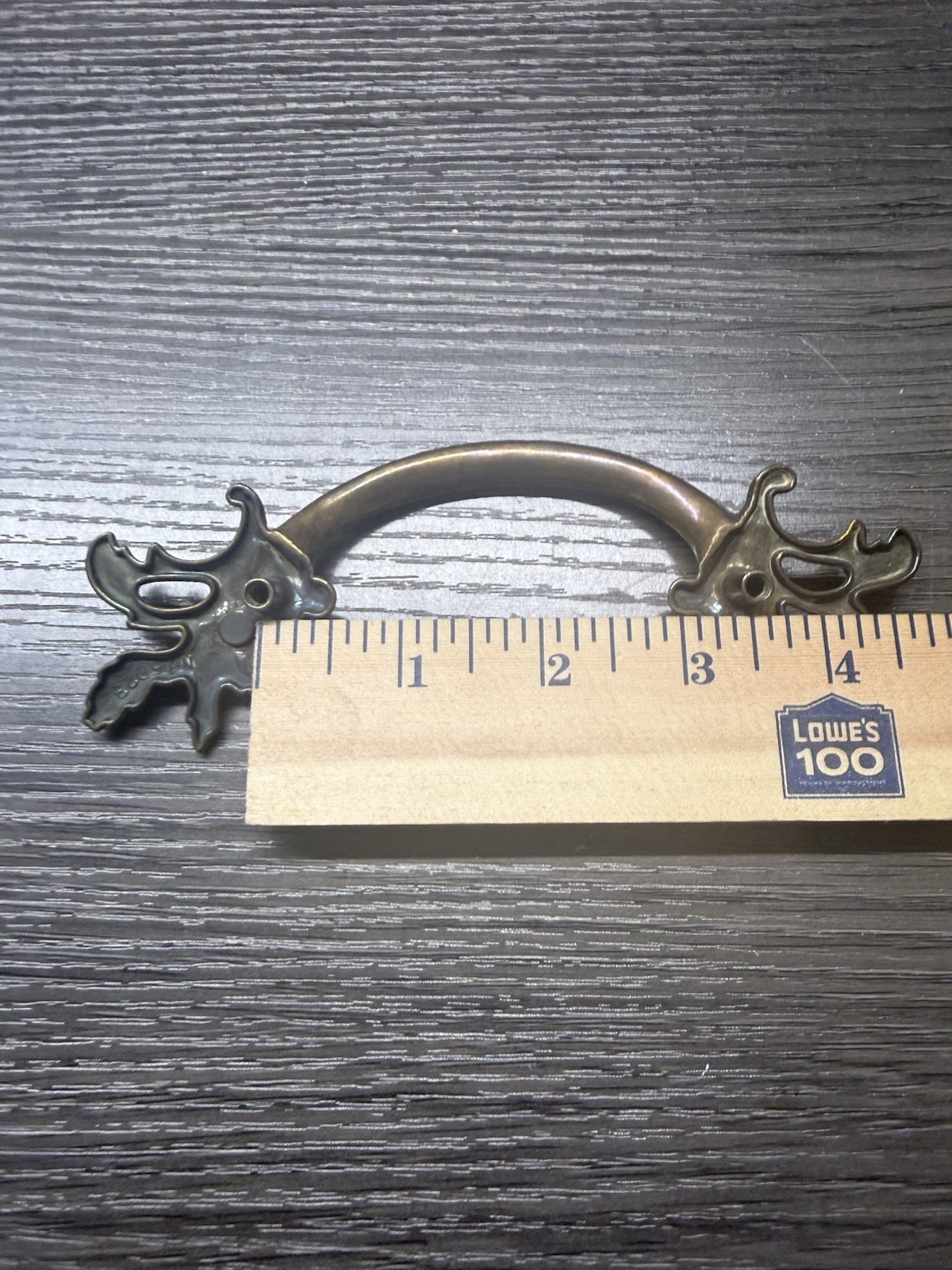 Vintage Brass Drawer Pull French Provincial Cabinet Keeler N -15023 6.5” (10)