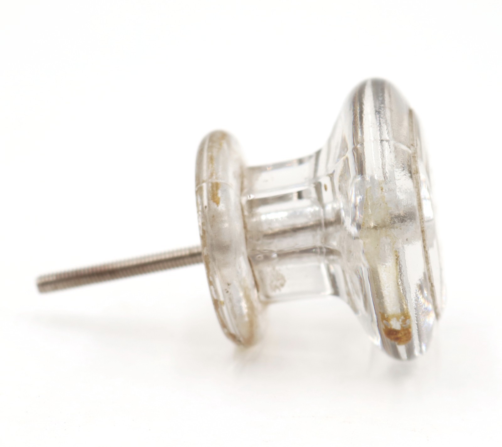 Vintage 2 in. Round Glass Cabinet Drawer Knob Set