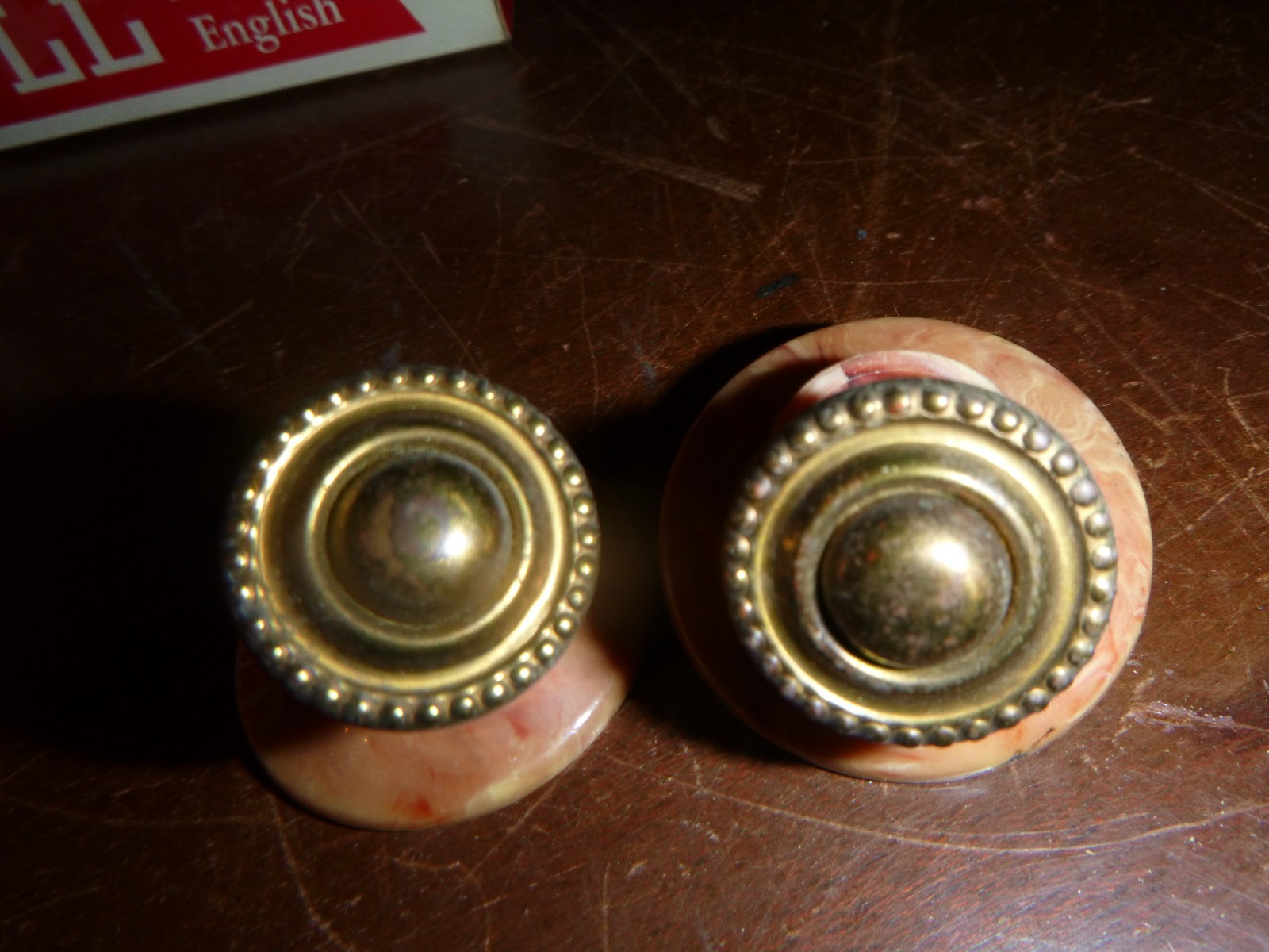 Eight Boxed Bakelite Medalists Waterfall Select-a-Pak Provincial Drawer Pulls.