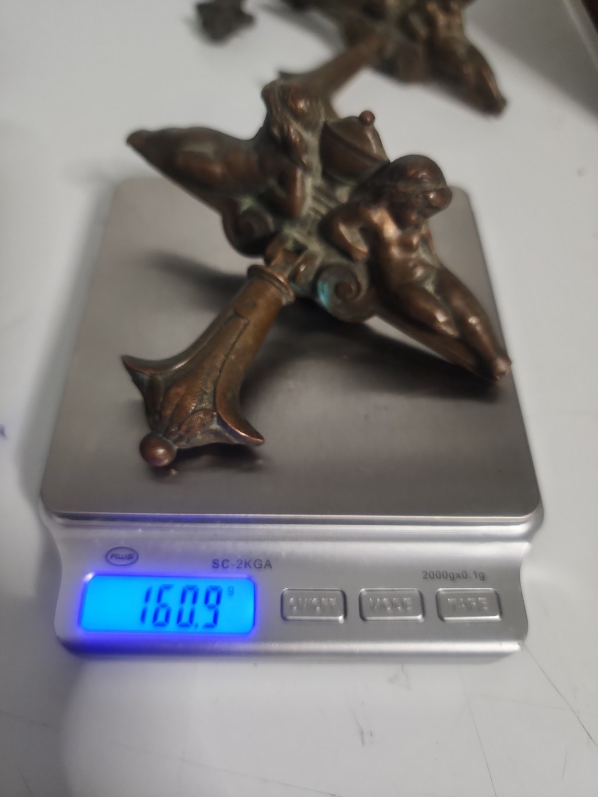 ULTRA RARE Set of 8 Antique 19th-Century French Rococo Bronze Putti Pulls