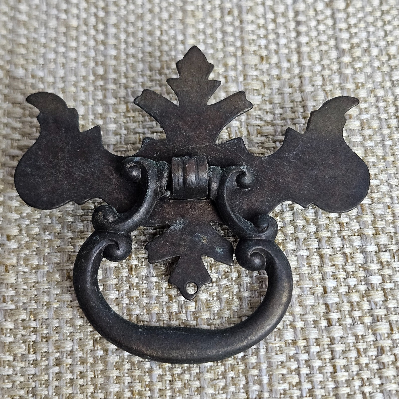 Chippendale Batwing Drawer Pulls Brass K601 SET OF 3 Vintage Drop Bail Handle