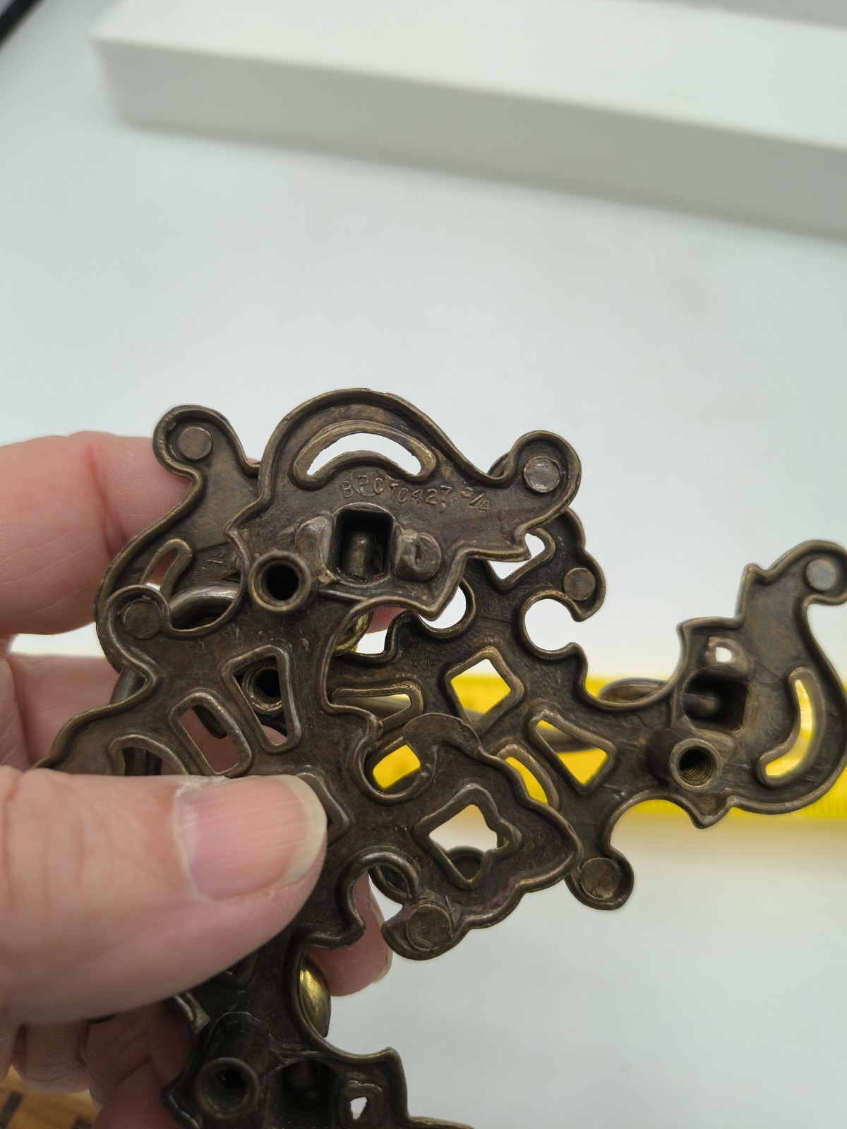 Mixed 9 Vintage Chippendale Drawer Pull Drop Bail Handle 2 Pair, 4 Same, Single