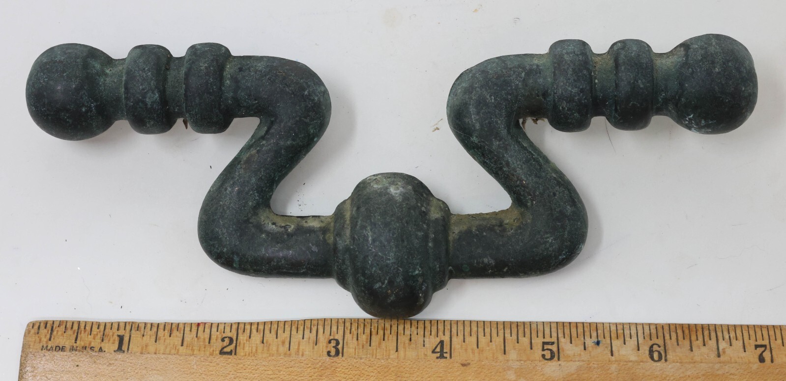 Antique Matching Set of Four (4) Drawer Pulls Handles 7″ Long 2″ CTC #1589 P2910