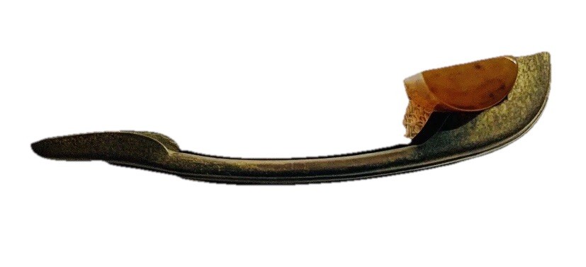 4”Centers Brass Antique Art Deco Butterscotch Tortoise Bakelite Drawer Pull