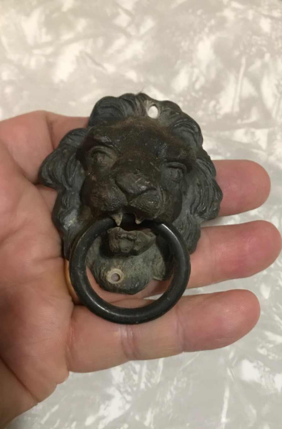 RARE GEORGIAN/EMPIRE LION DROP-PULLS! BEAUTIFUL BRONZE COLOR! MAKE AN OFFER