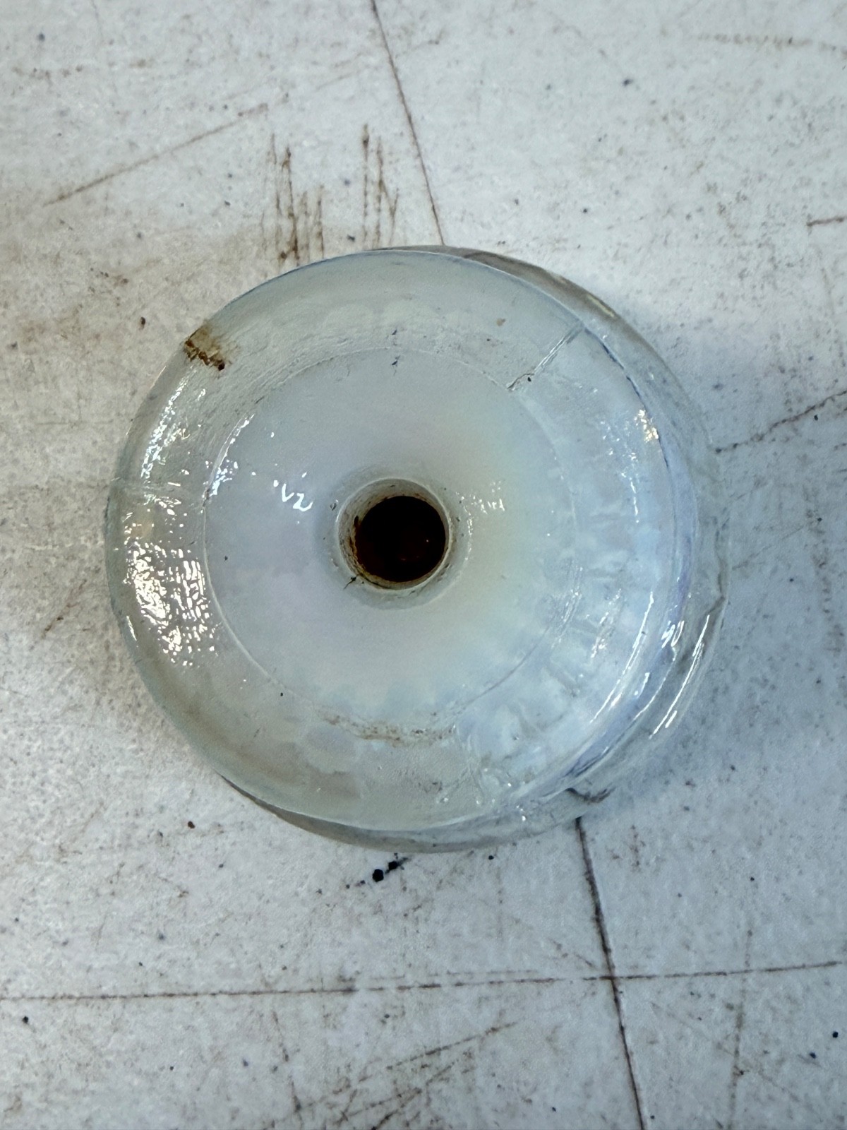 antique empire pressed glass opalescent knobs set 8 classical 1820 sheraton
