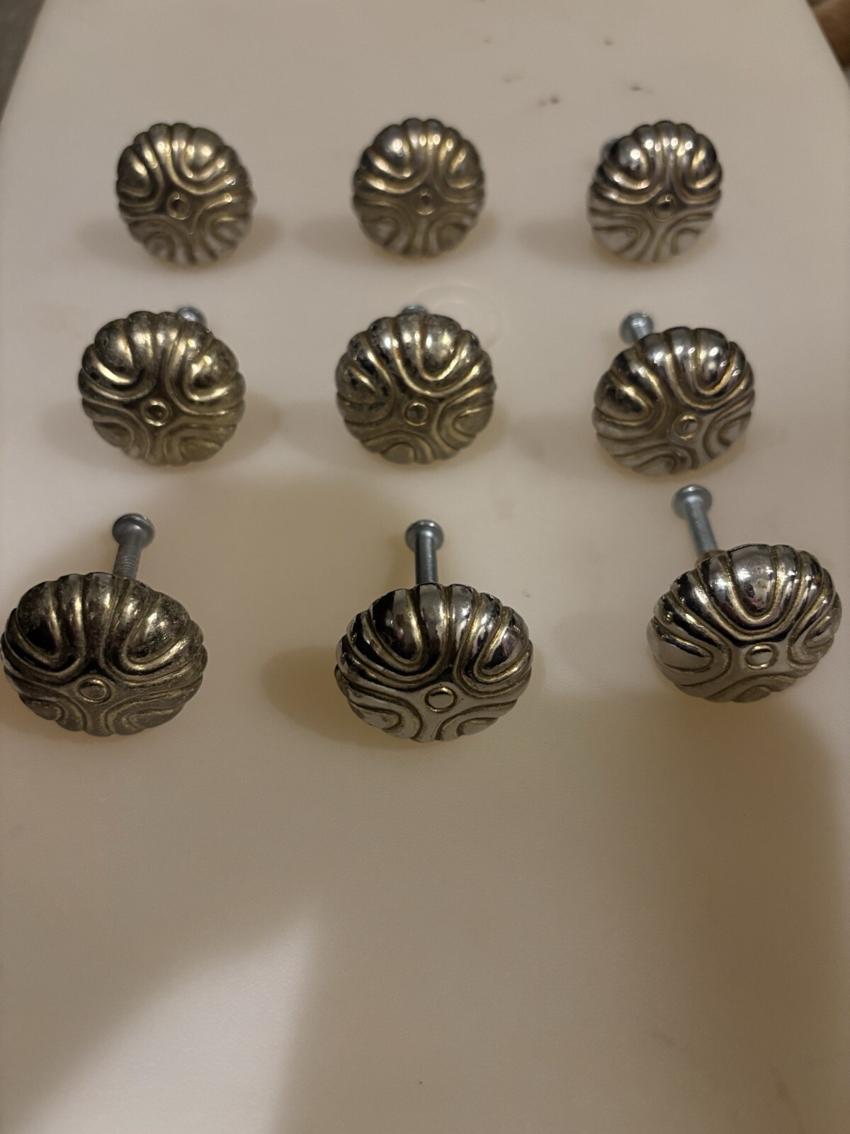 30 Antique Ornate Decorative Antique Brass Drawer Pulls- Art Deco vintage home