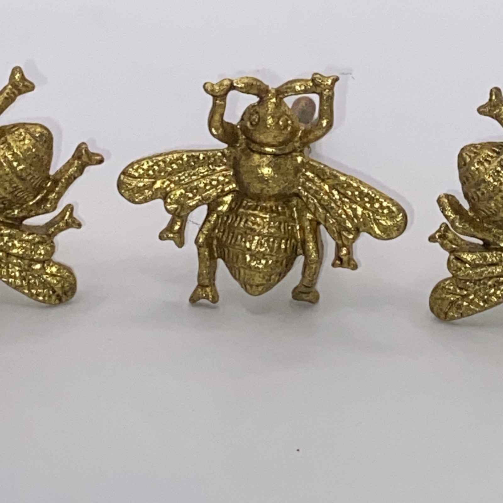 Antique-Gold Metal Drawer Pulls Handles Bee Vintage-Brass Cabinet Door Knobs 4