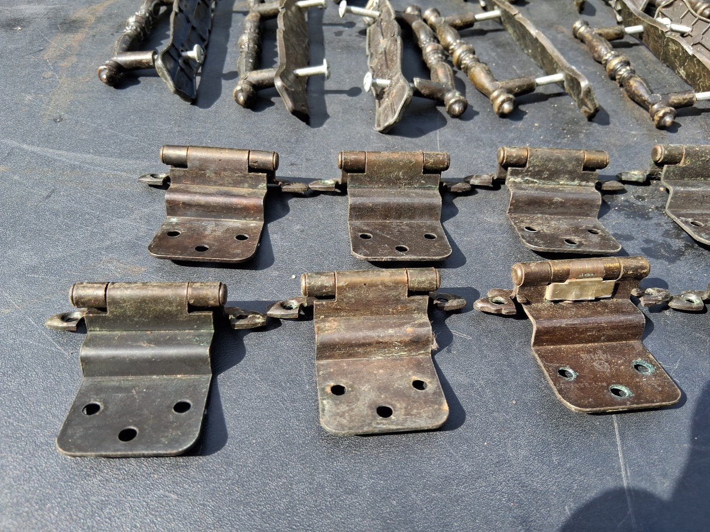 Lot Of Vintage Amerock Drawer Pulls Hinges