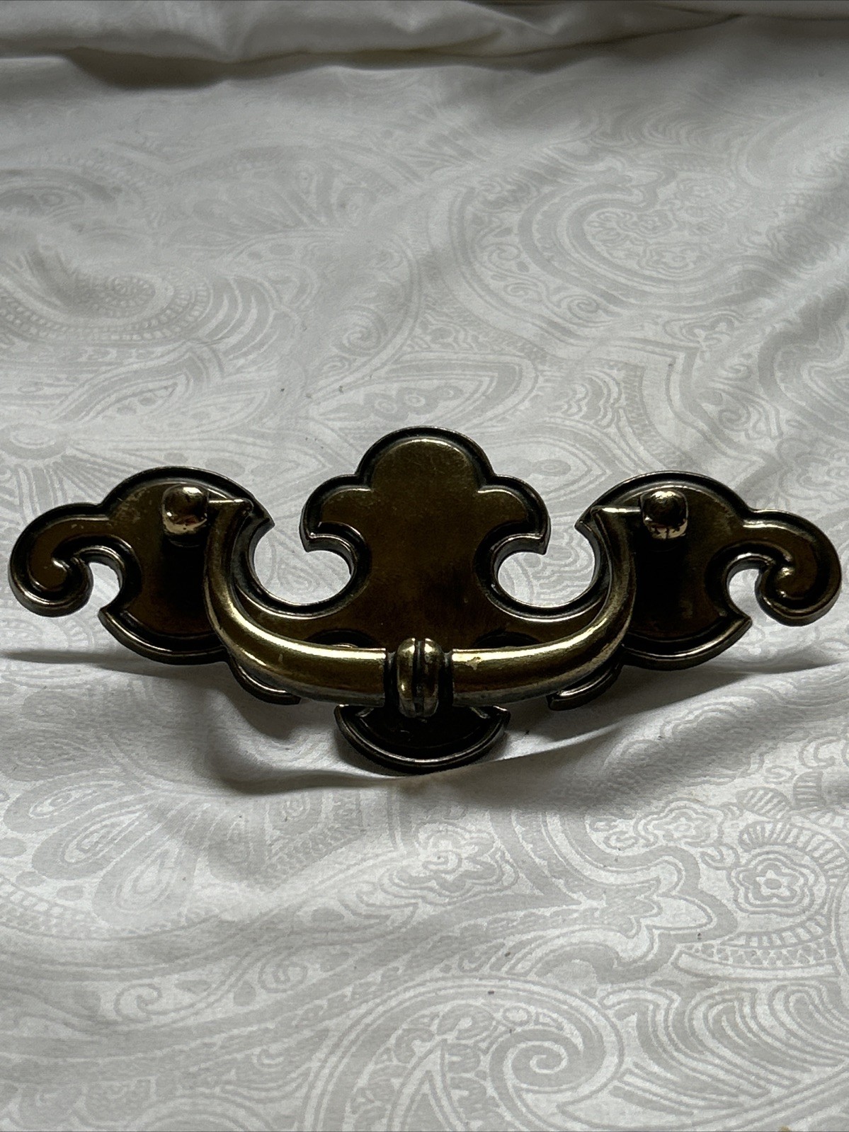 Vtg Brass Draw Pulls By The Keeler Brass Company With Screws KBC1 350 #8212