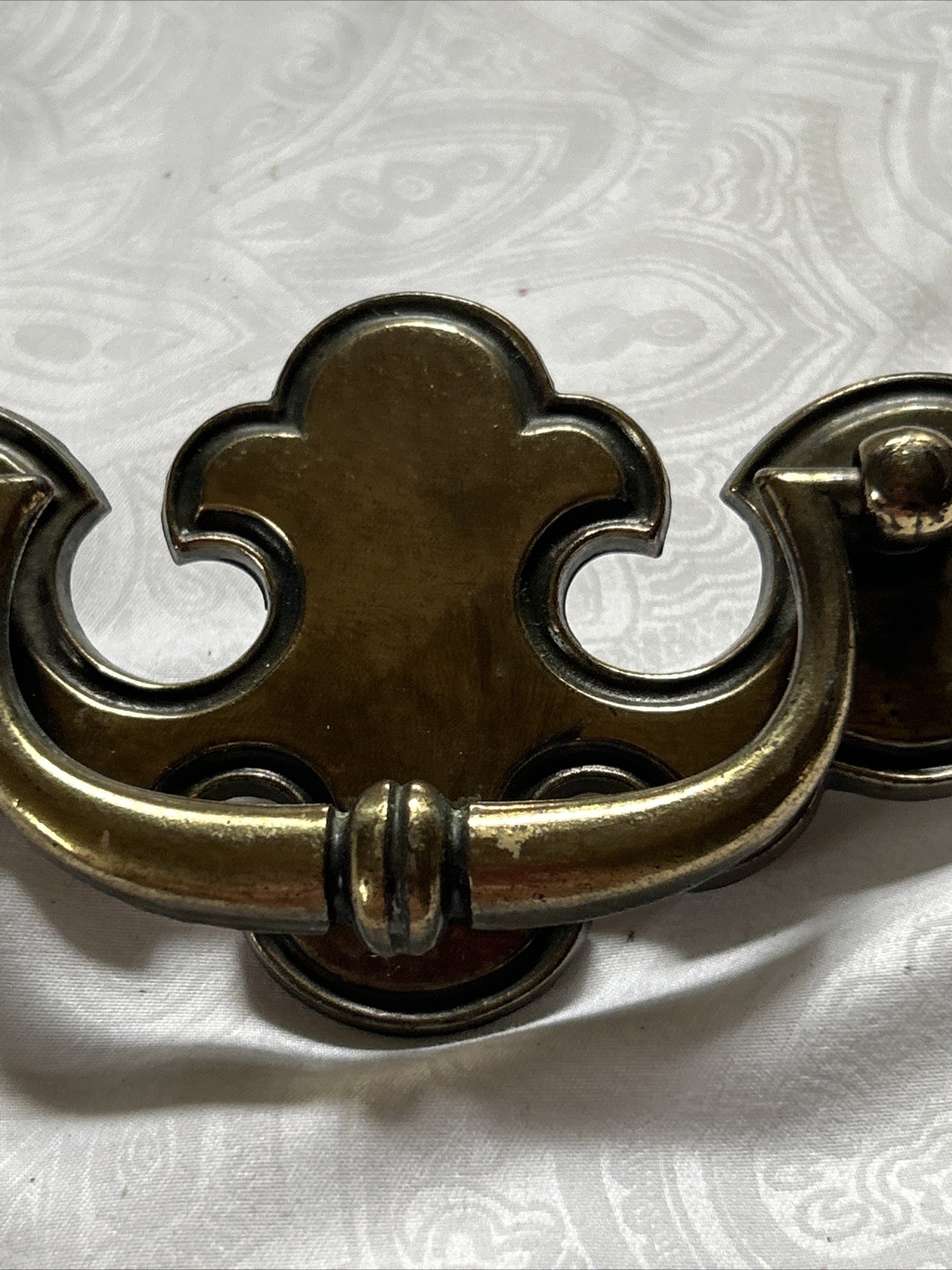 Vtg Brass Draw Pulls By The Keeler Brass Company With Screws KBC1 350 #8212
