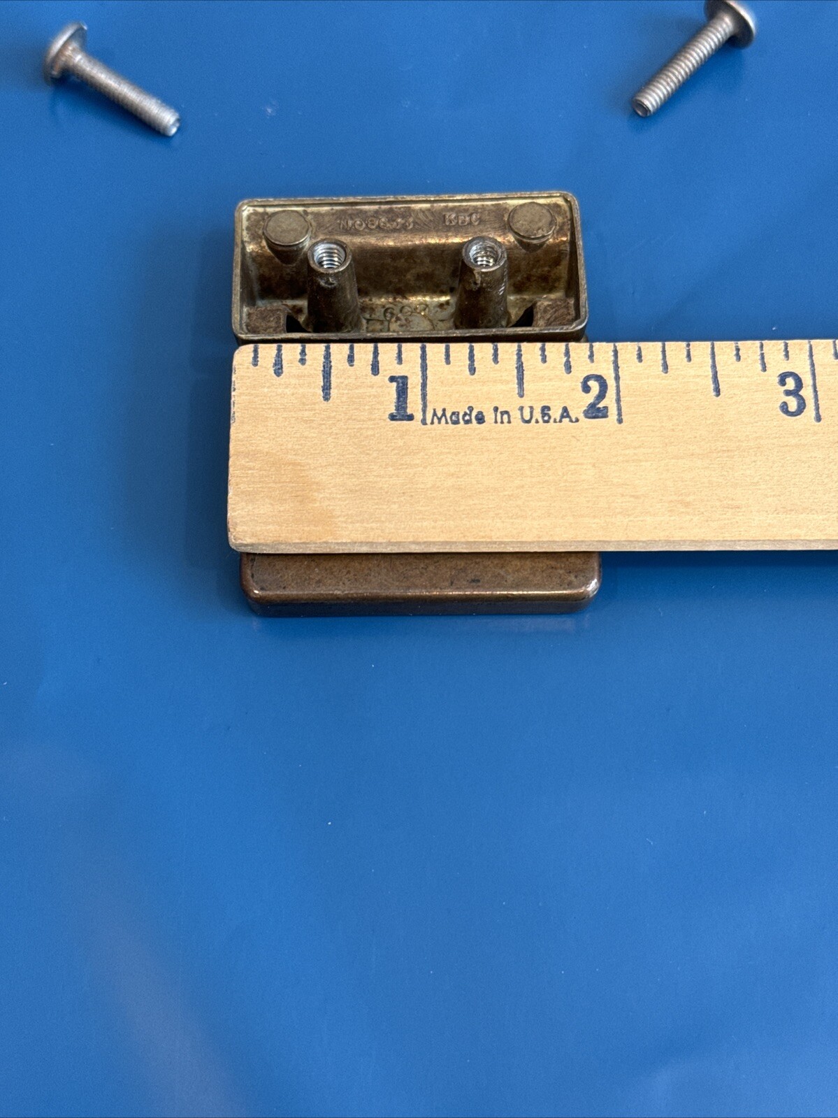 Drexel Woodbriar Drawer Pull Square Brass Vintage Bail Dresser Hardware
