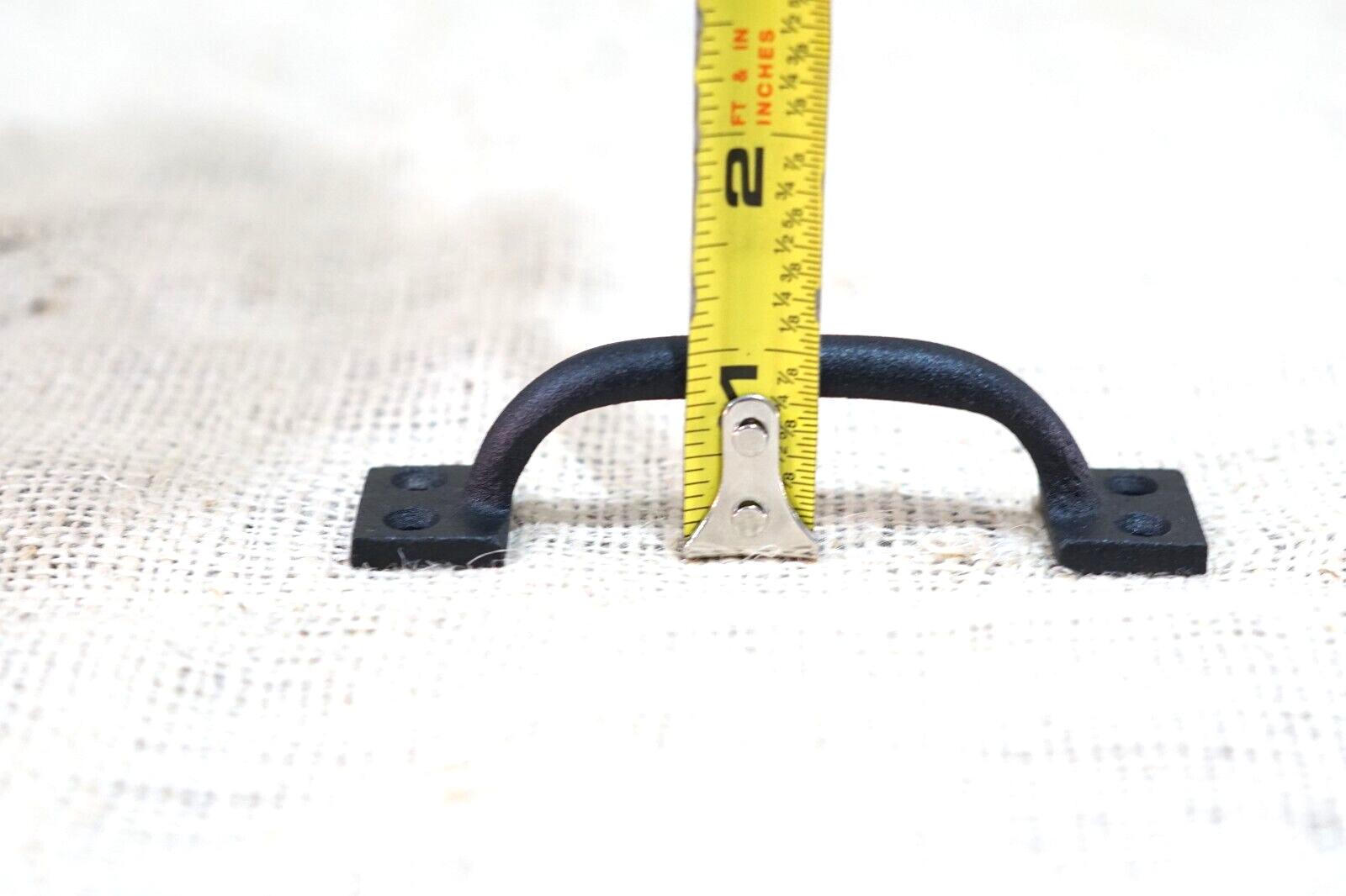 20 CAST IRON HANDLES DRAWER PULLS 4″ MATTE BLACK HOME DECOR KITCHEN WINDOW PULL