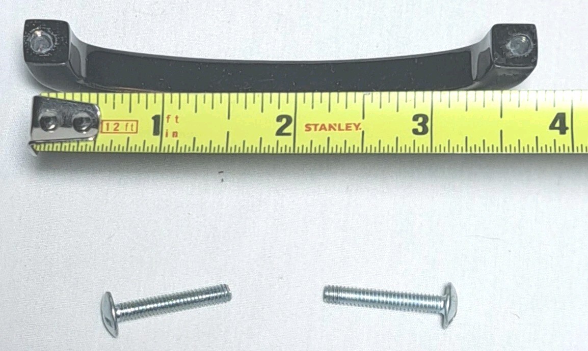 Drawer Pull Metalic Smooth Heavy Duty Lot Of 13 Rounded Handle Hardware VTG NOS