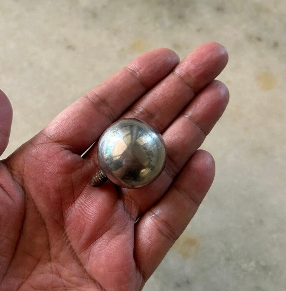 Vintage Stainless Steel Round Cabinet Drawer Ornate Knob Pull Handle 2pcs