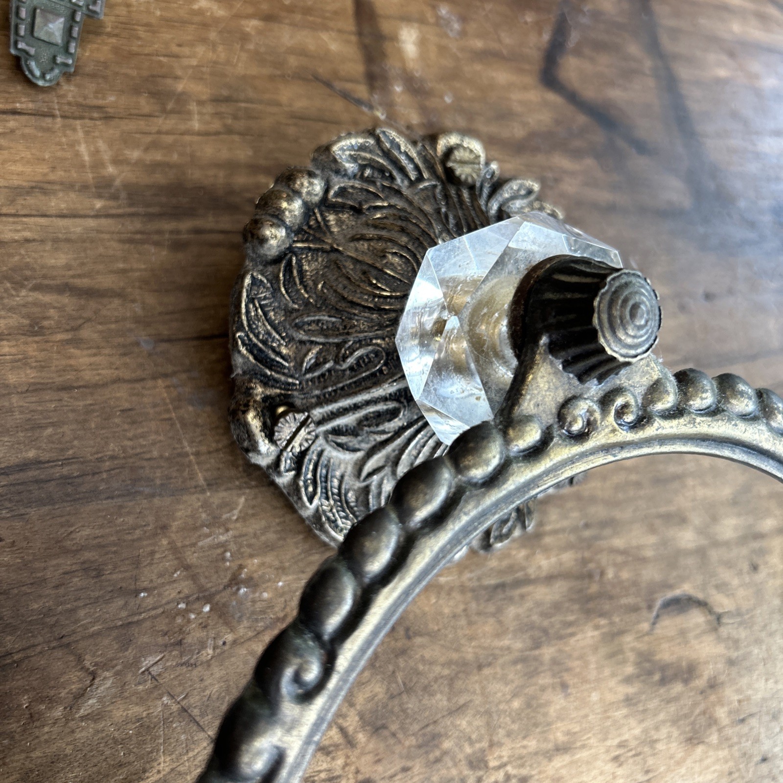Vintage Hyer & Edmar Ornate Cabinet Pulls, Plate Covers & Towel Rings Lot of 17