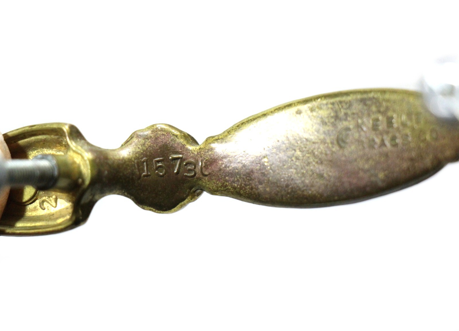 Traditional Brass Plated Drawer Bridge Pull