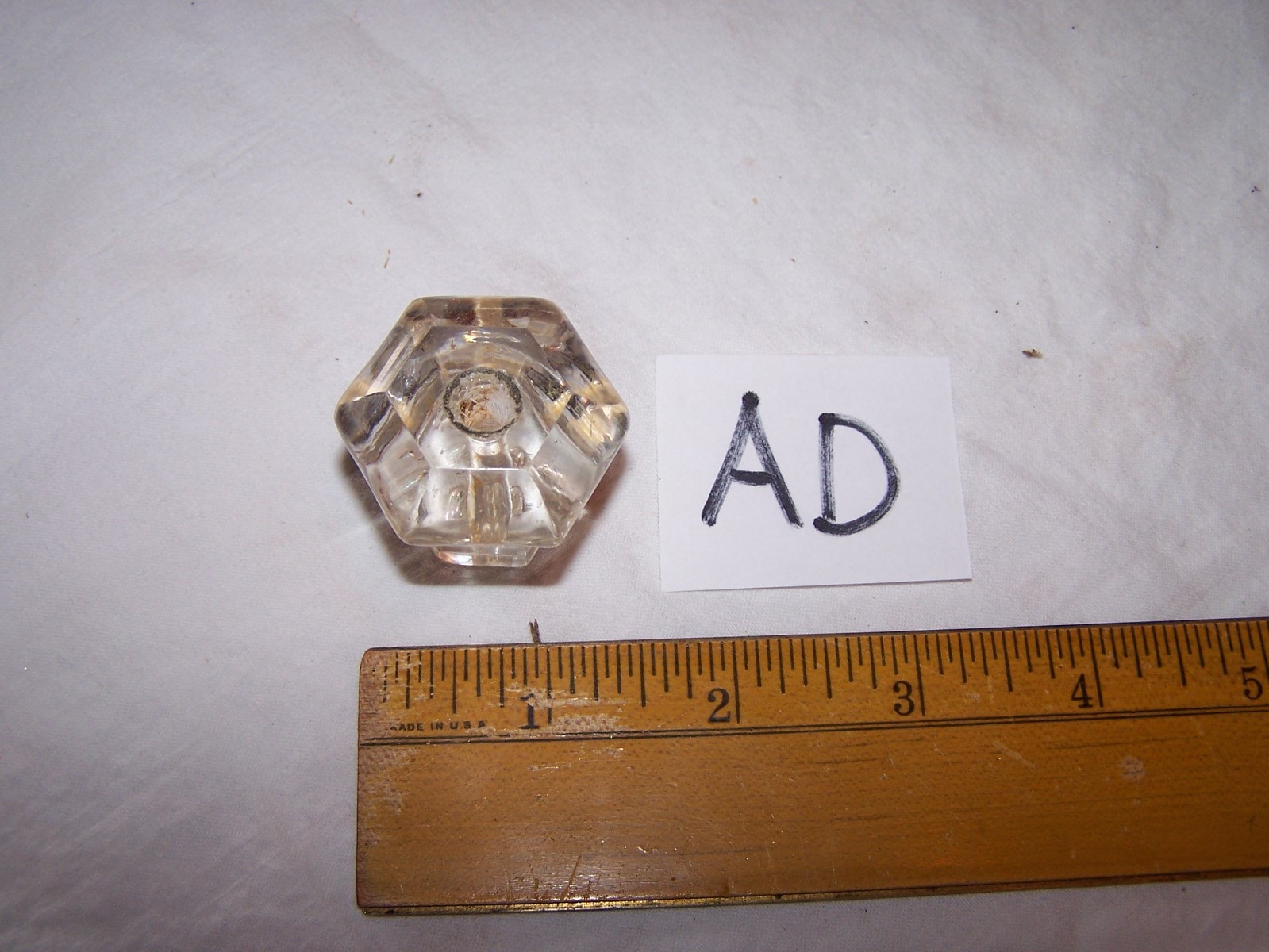 Vintage Antique GLASS Door Drawer Knob Pull – Lot AD