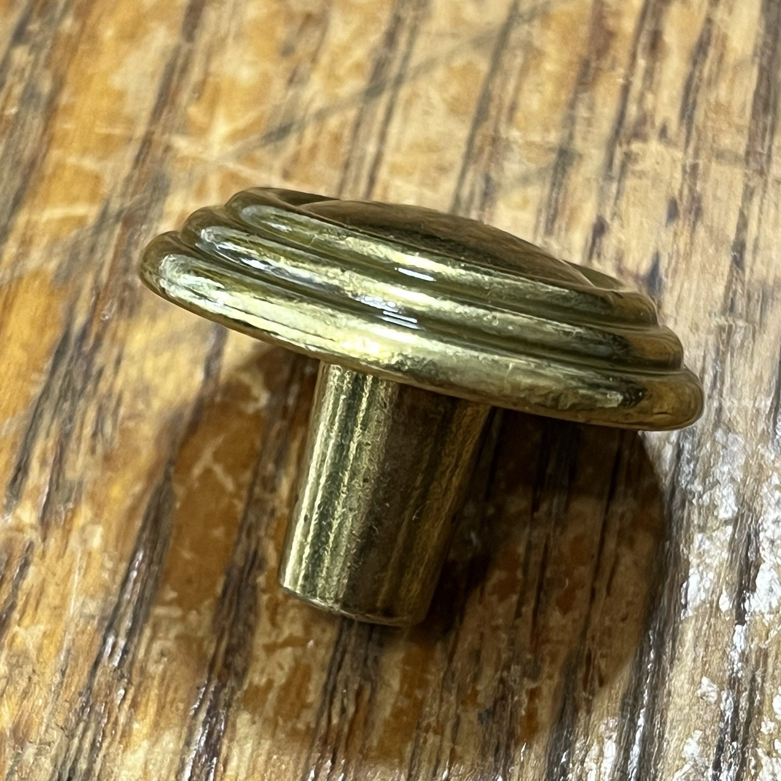 20 Vintage Antique Brass Drawer Pulls Cabinet Door Dresser Knobs 1.25 Vintage