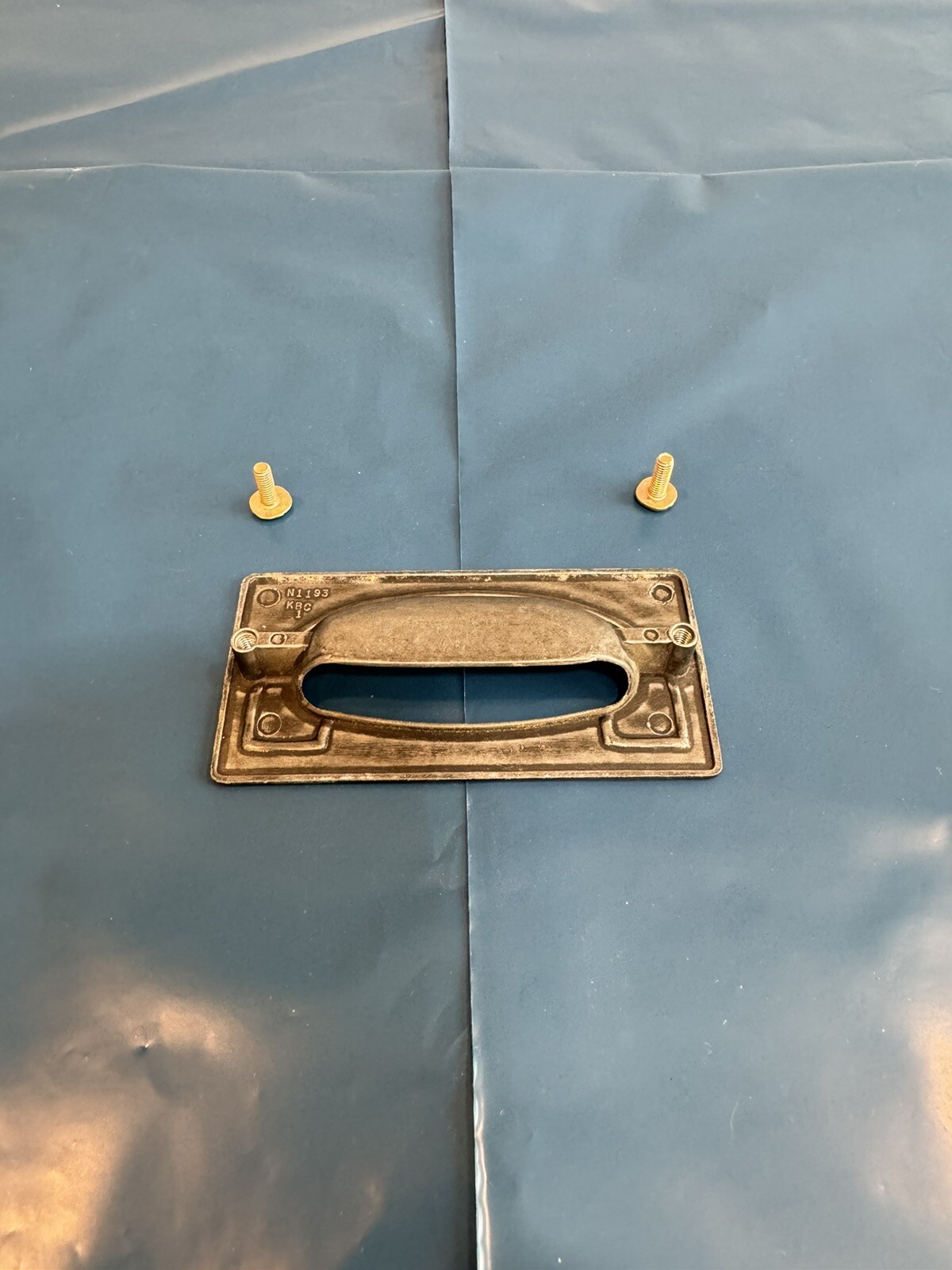 Drexel New Generation Drawer Pull Black Campaign Vintage Mid Century Hardware