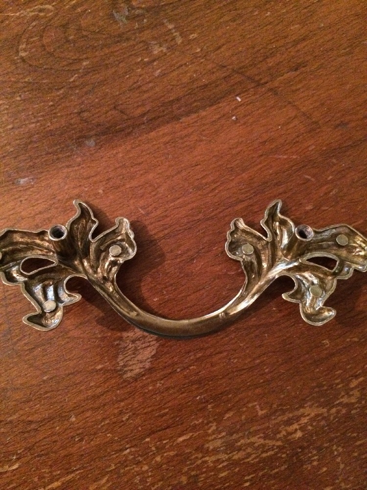 Vintage look Belwith Brass French Provincial Drawer Pull Handles Gold NEW