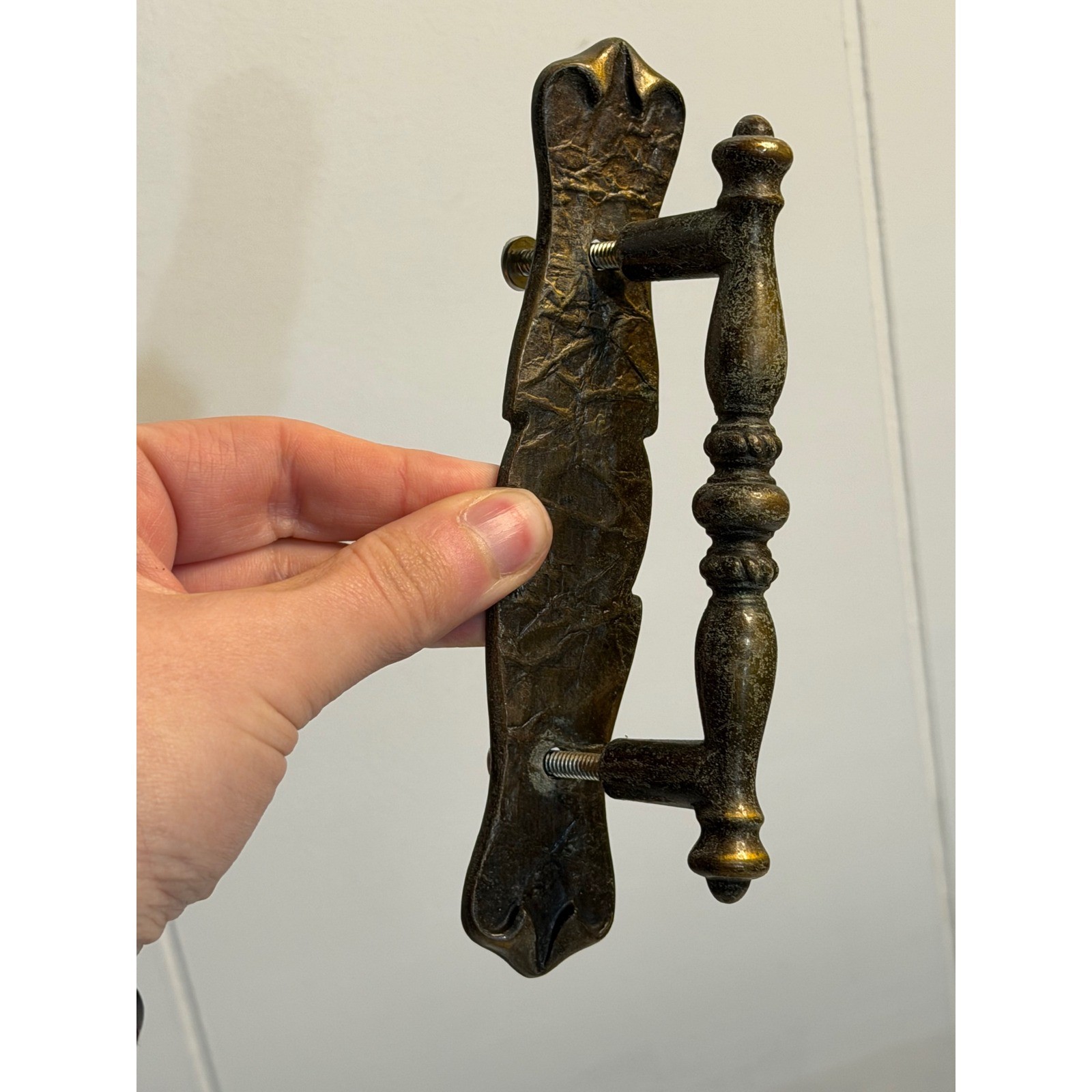 VTG Drawer Pulls Brass Gold Set 4 Antique Ornate Cabinet Hardware 176A-1 Handle