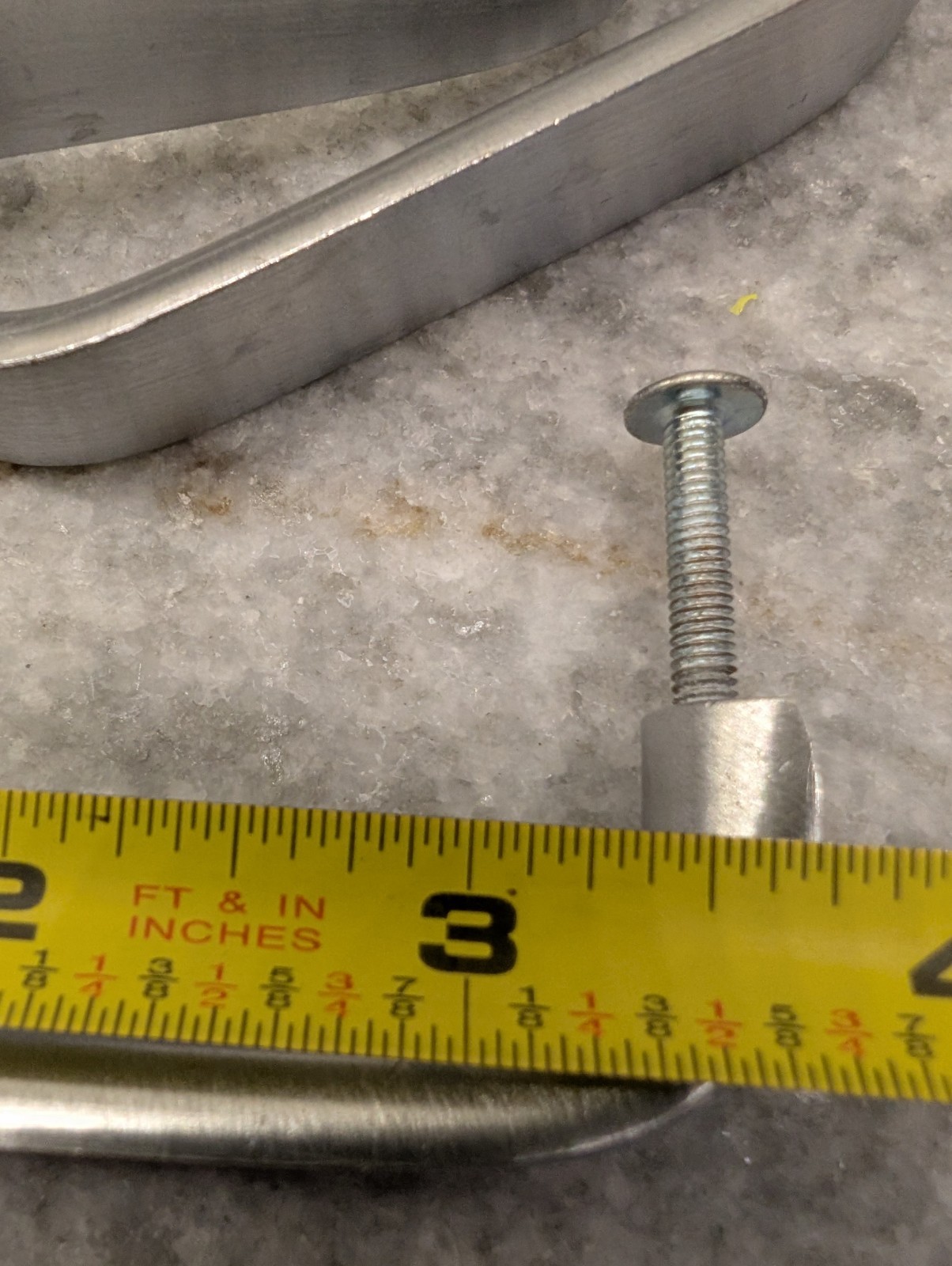 Reclaimed Vintage Brushed Aluminum Metal Drawer or Cabinet Pulls 6pcs