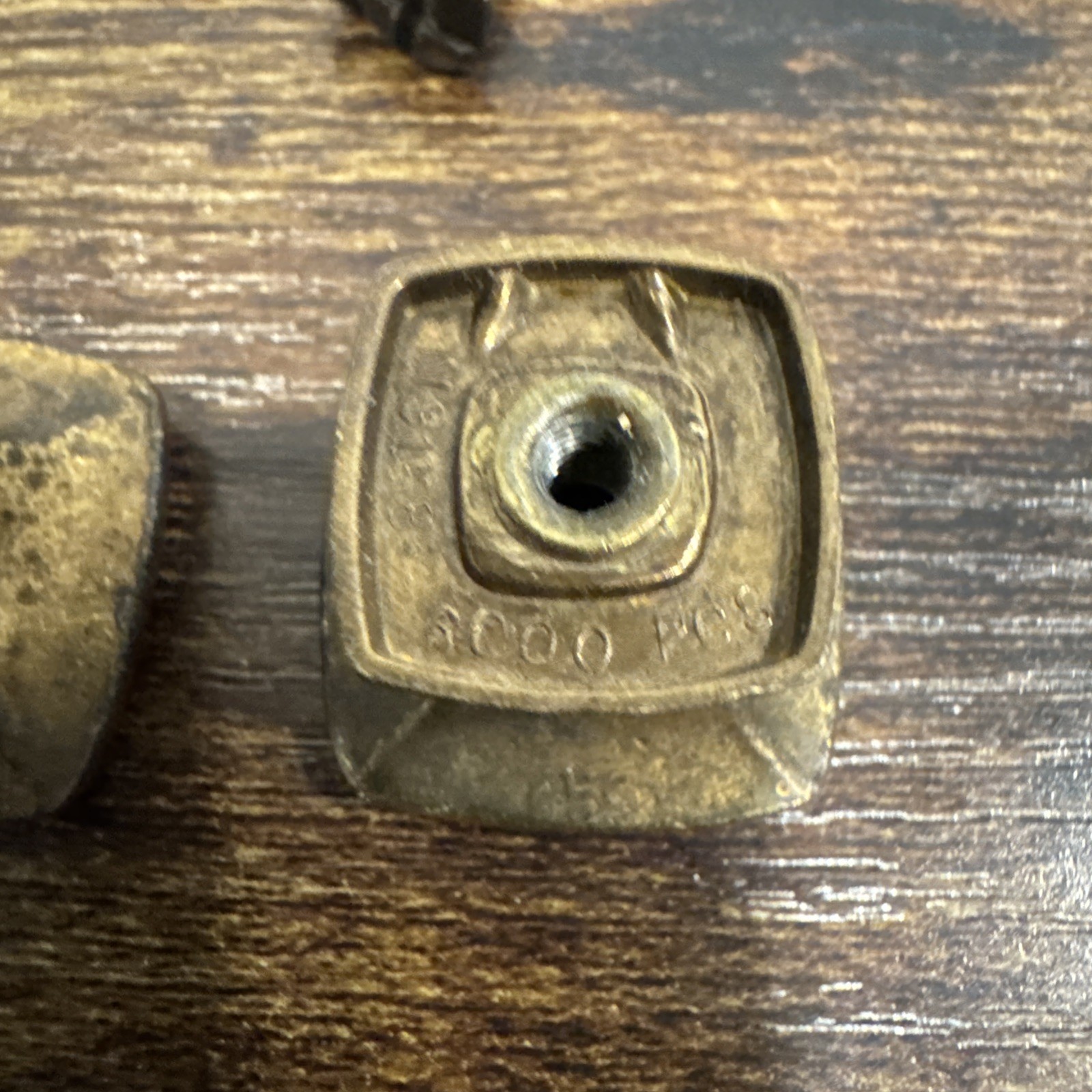 Drexel Newport Drawer Knobs 2 Brass Handles Vintage Hardware Dresser Pulls