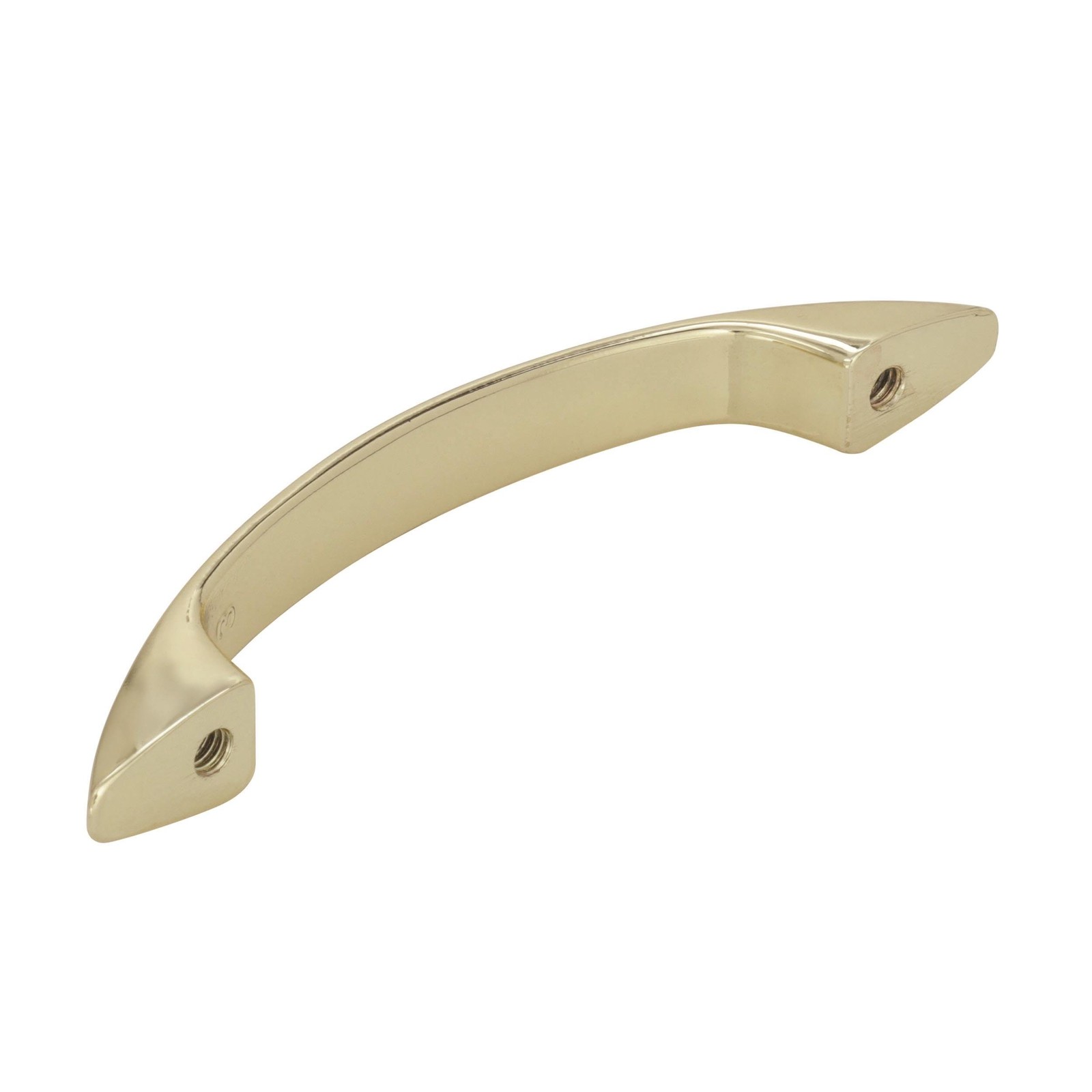 Amerock | Cabinet Pull | 3 inch (76mm) Center-to-Center, Polished Brass