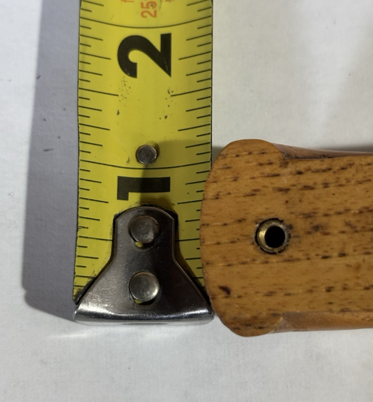 LOT OF 6 HALF CIRCLE WOOD DRAWER PULLS WITH SCREWS & MOUNTING INSTRUCTIONS