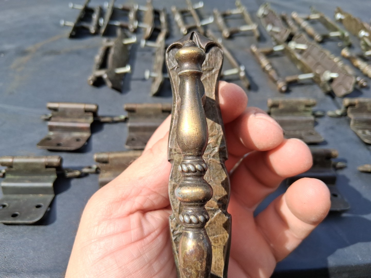 Lot Of Vintage Amerock Drawer Pulls Hinges