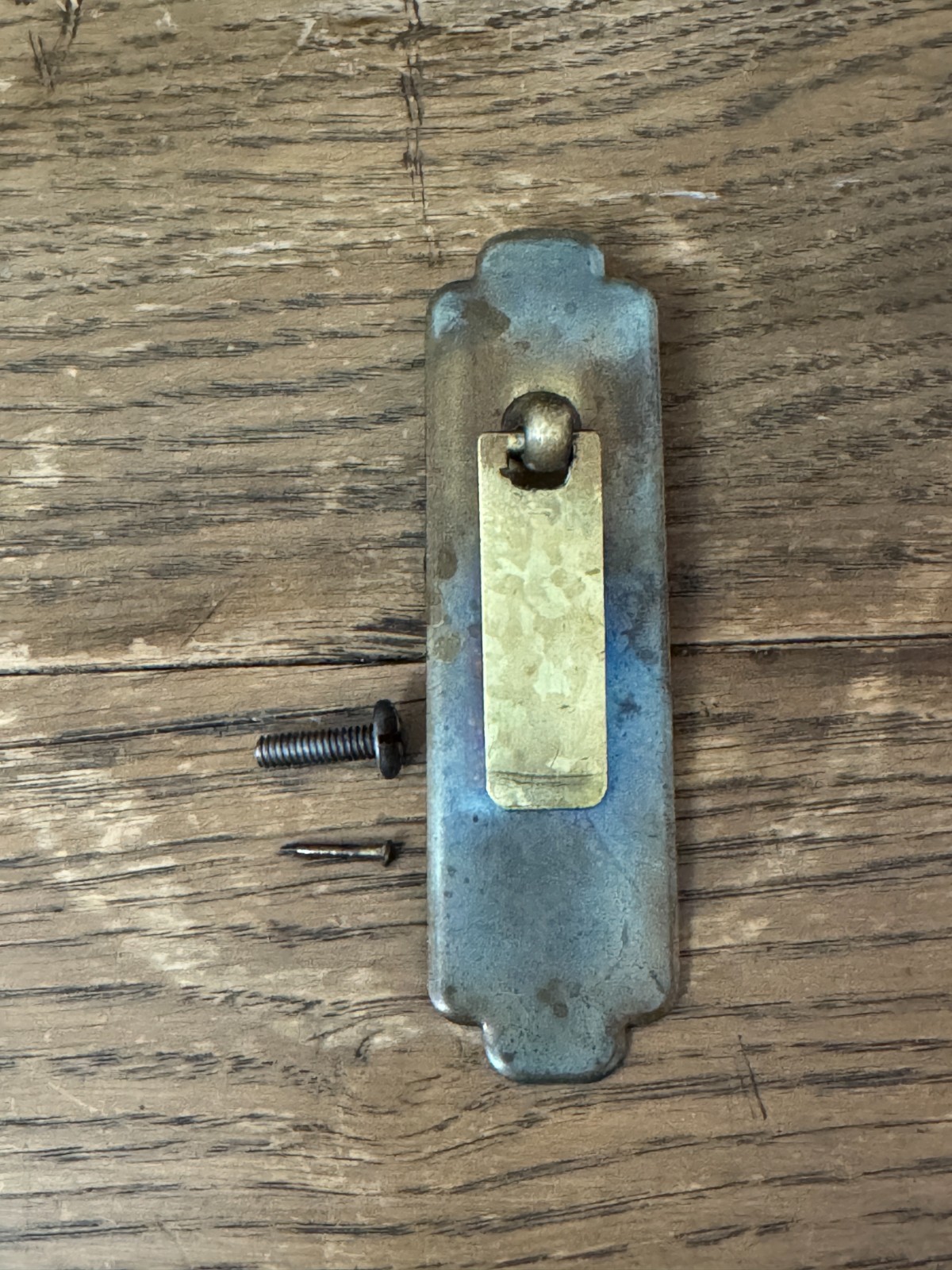 Original Drexel Campaign Charcoal Drop Door Pull K11445