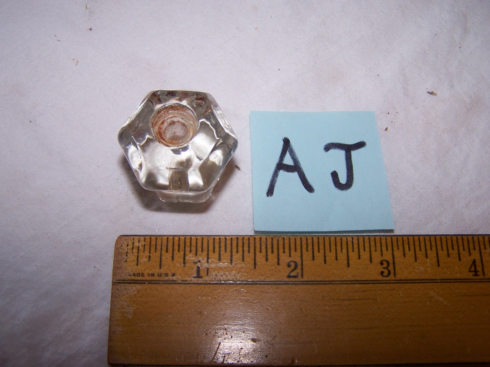Vintage Antique GLASS Door Drawer Knob Pull – Lot AJ