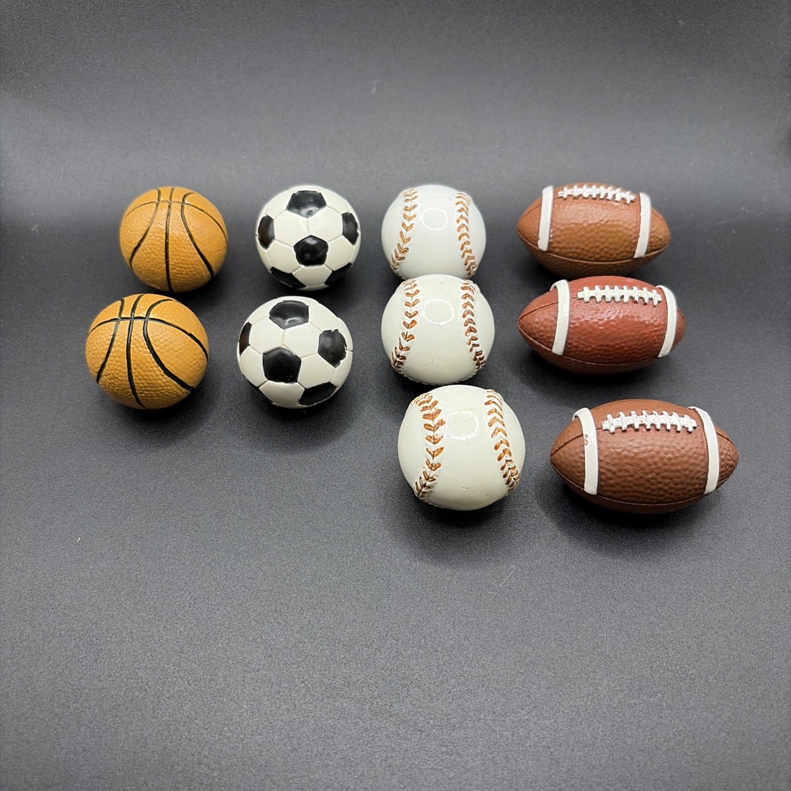 Vintage MultiSports Balls Dresser Handles Drawer Pulls. Set Of 10