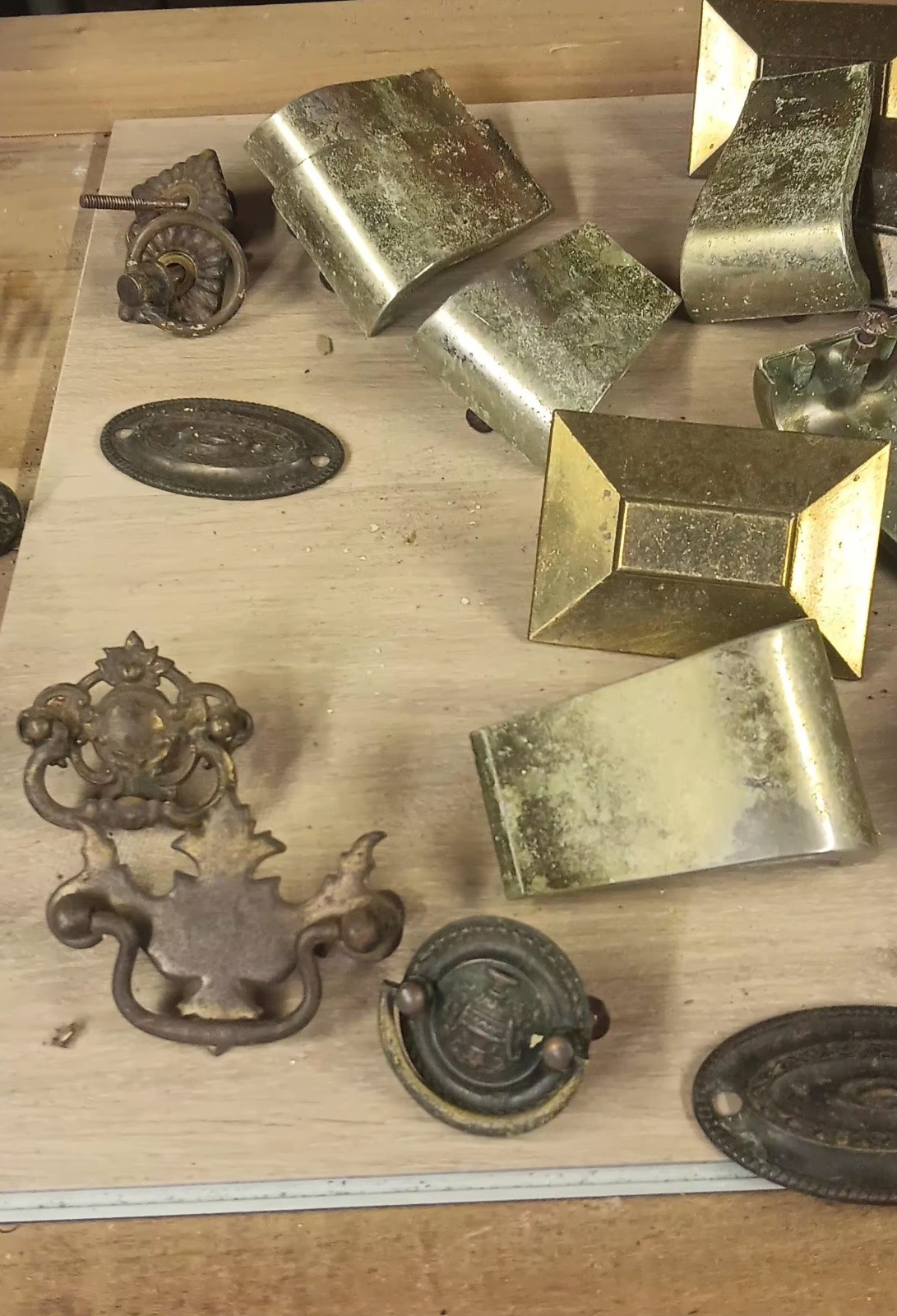 Mixed Lot Antique Vintage Drawer Pulls Knobs Hardware Restoration Salvage