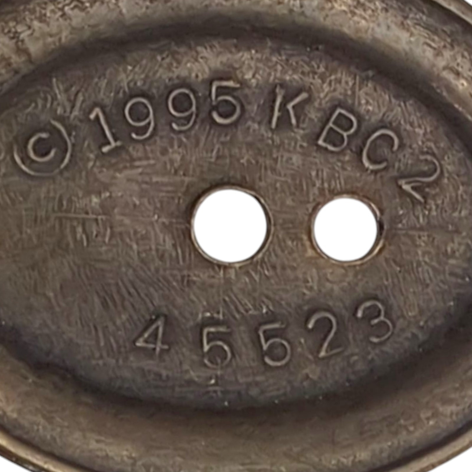 Vintage Brass Drawer Knobs Back Plate Oval 1 3/4″ x 1 3/8″ 1995 KBC 45523