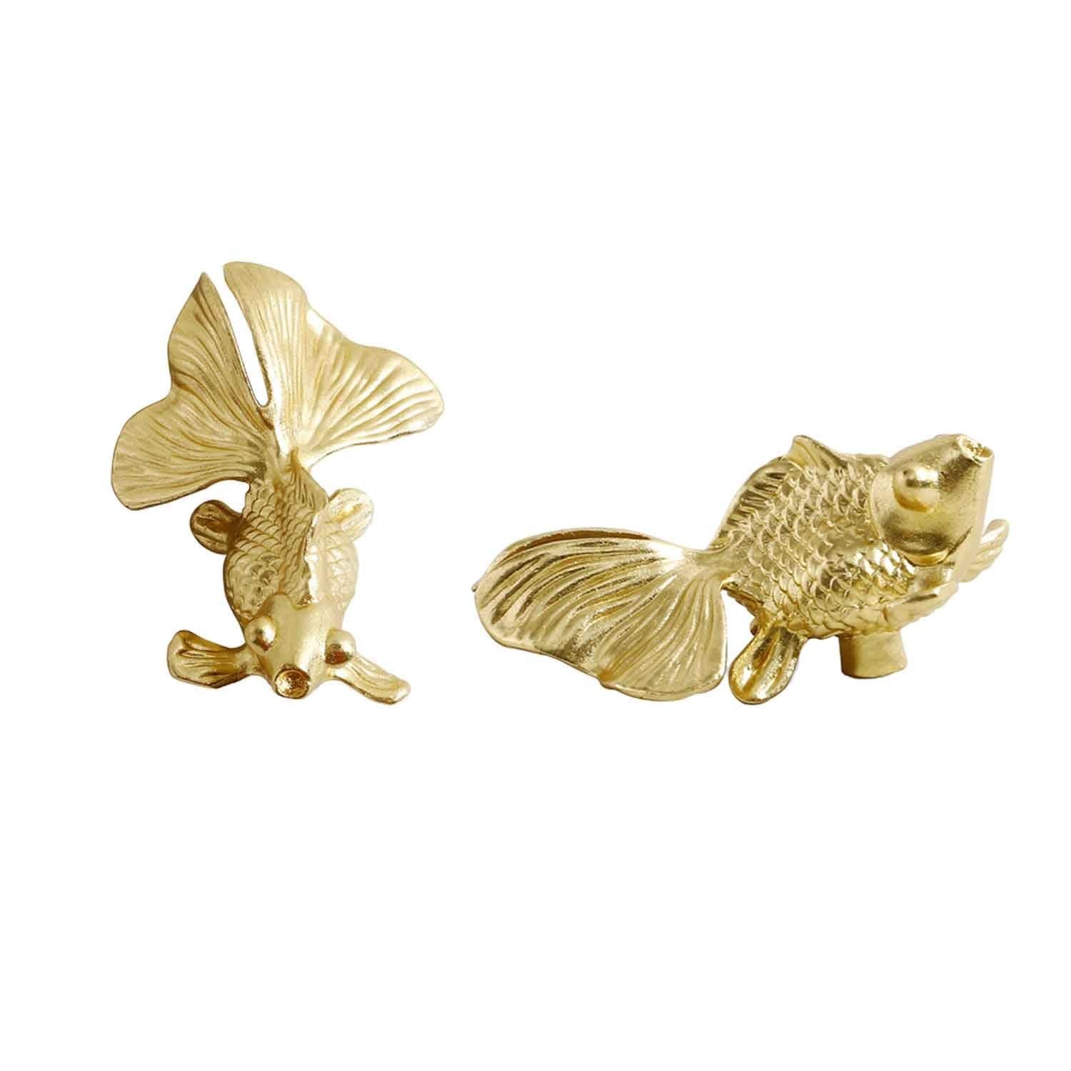 2PCS Goldfish Cabinet Knobs, Animal Knobs Cabinets and Drawers Knob for Cabin…