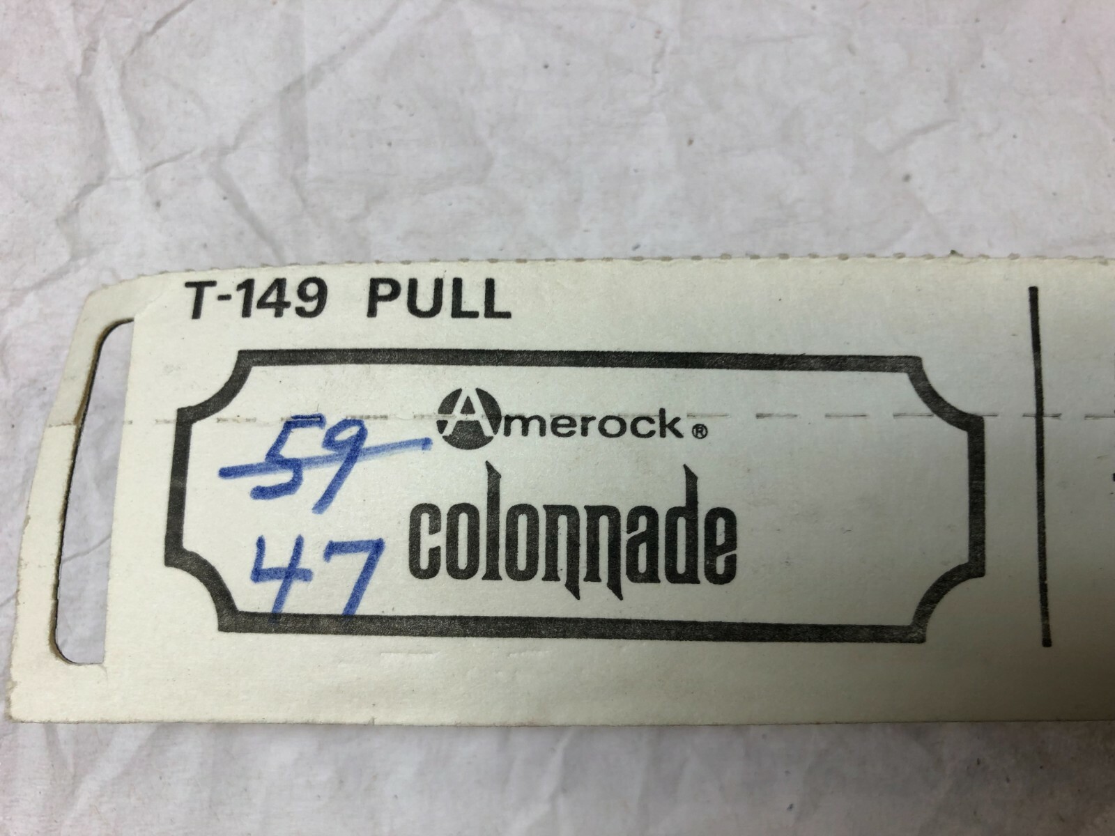 2 of Vintage Amerock Collanade Brass Antique English Drawer Door Pull (T-149)