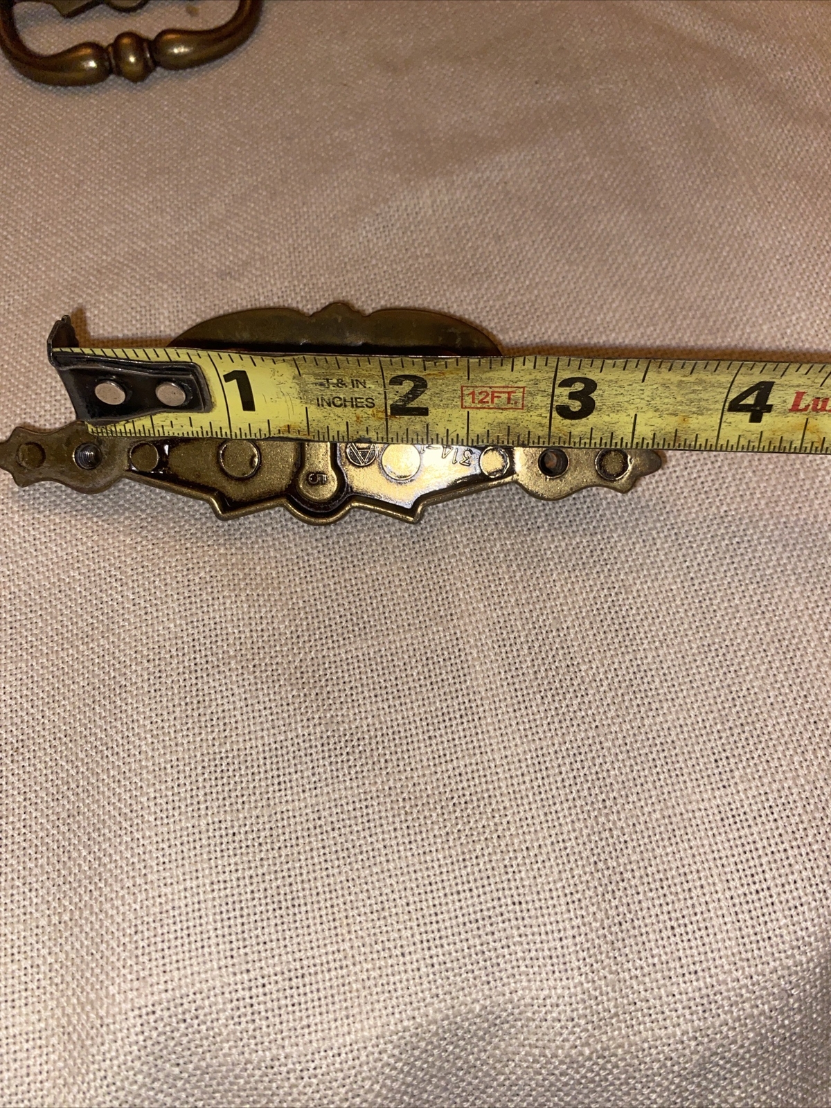Amerock 314 Vintage Dark Brass Handle Faux Keyhole Drawer Pulls (15) 3” Center