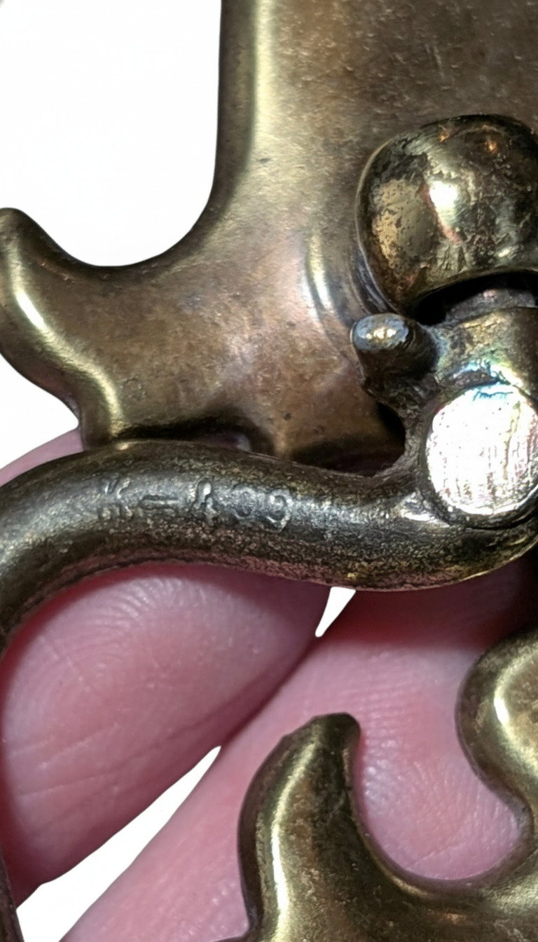 5″ KBC Keller Brass Company Drawer Pulls 4694/2504 Chippendale Batwing Queen Ann