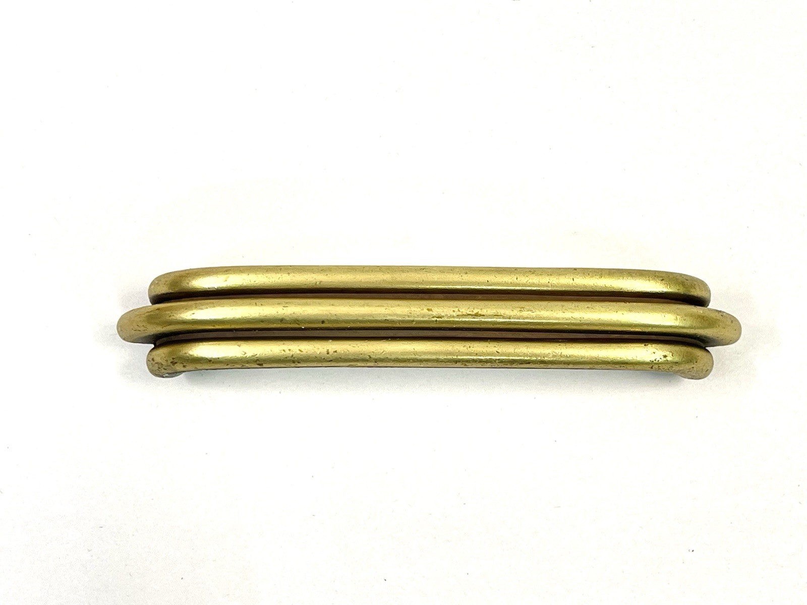 KBC Keeler Brass Co Vintage Drawer Pull Fixed Handle MCM 4.25″ OCB lot#1908