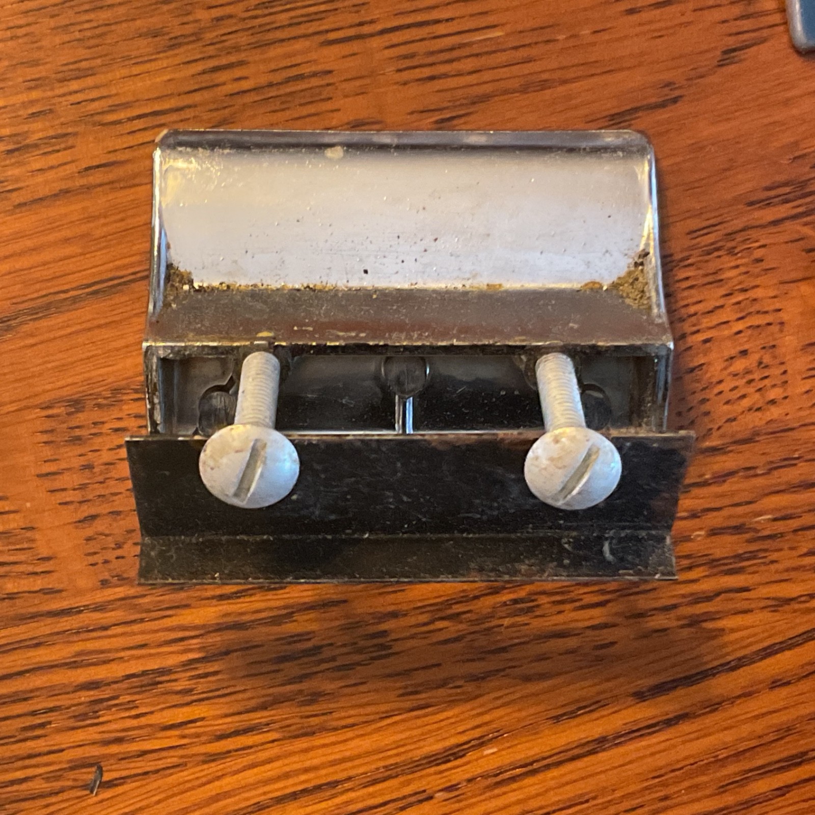 Vintage MID Century Chrome Sash Lift Style Desk Window Drawer Pulls 2 1/4 inch