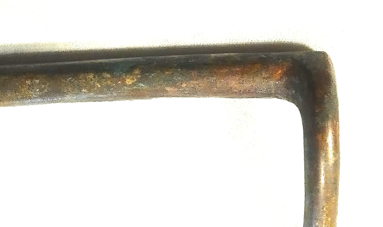 Pair of Vintage Brass Hand Forged Square Handles. 2 1/2″ Unknown Origin.