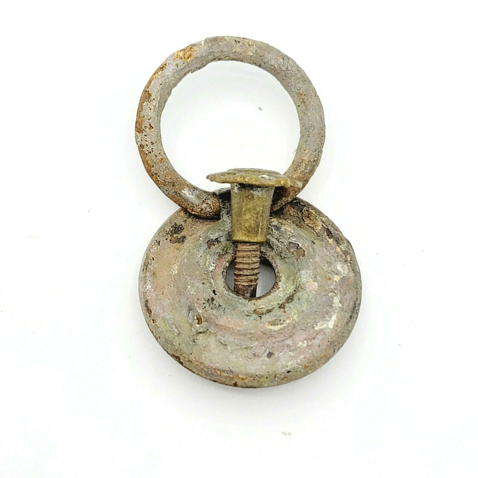 Vintage Steel Drawer Pull Handle Salvage Hardware SINGLE ONLY 1 1/2″