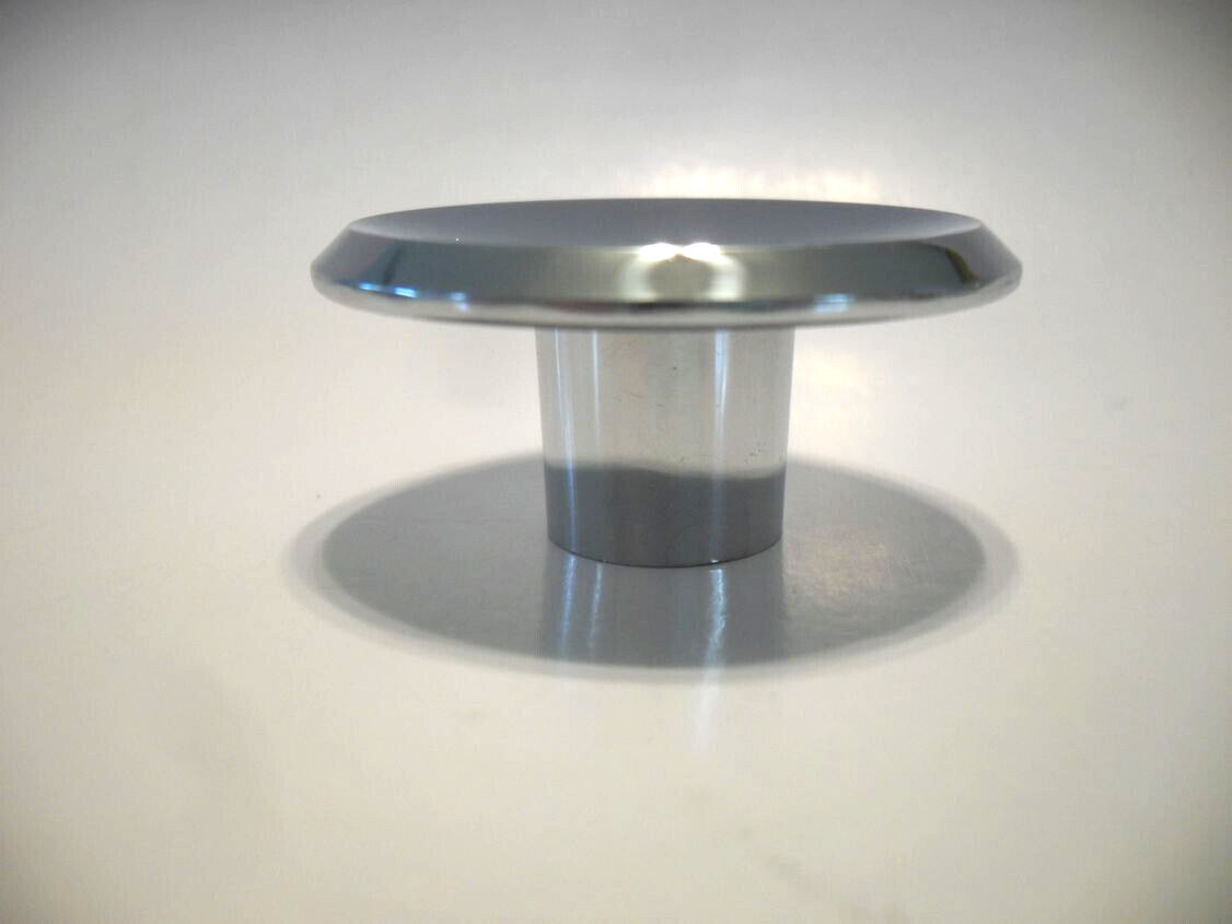 Vintage Nos 2″ Chrome Drawer Knobs Concave Face Cabinet Handle Amerock T-554