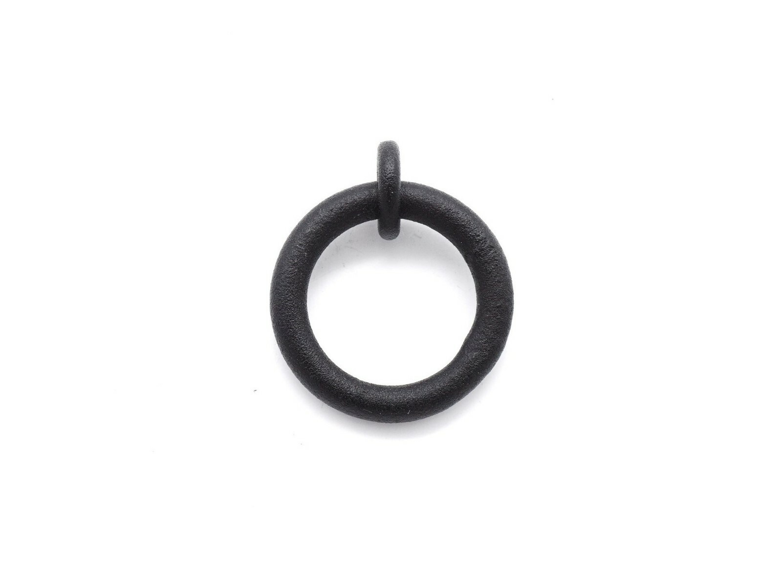 1 5/8″ Black Iron Ring Pull Shutter Ring Pull Furniture Drawer Pull Cabinet Pull